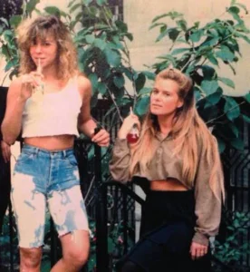 Mariah Carey and Clarissa Dane
