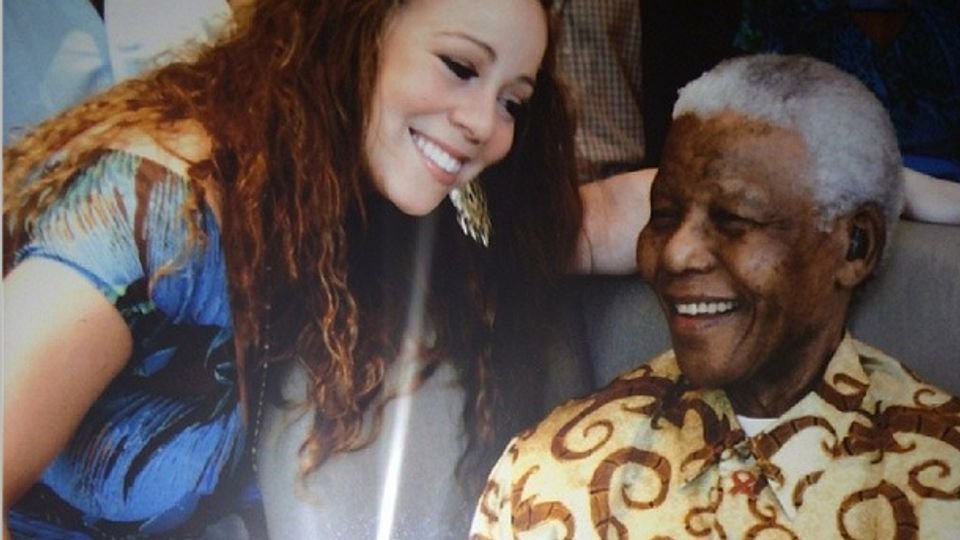 Mariah Carey Nelson Mandela