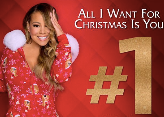 All I Want for Christmas is you number one