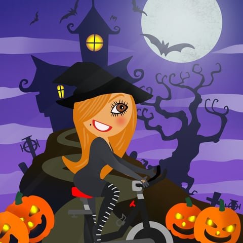 Mariah Carey Mariahpedia.com Halloween postcard