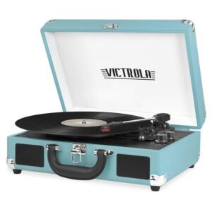 Victrola Vintage 3-Speed Bluetooth Suitcase Turntable